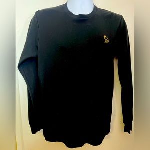 OVO Crew Sweater Medium Black
